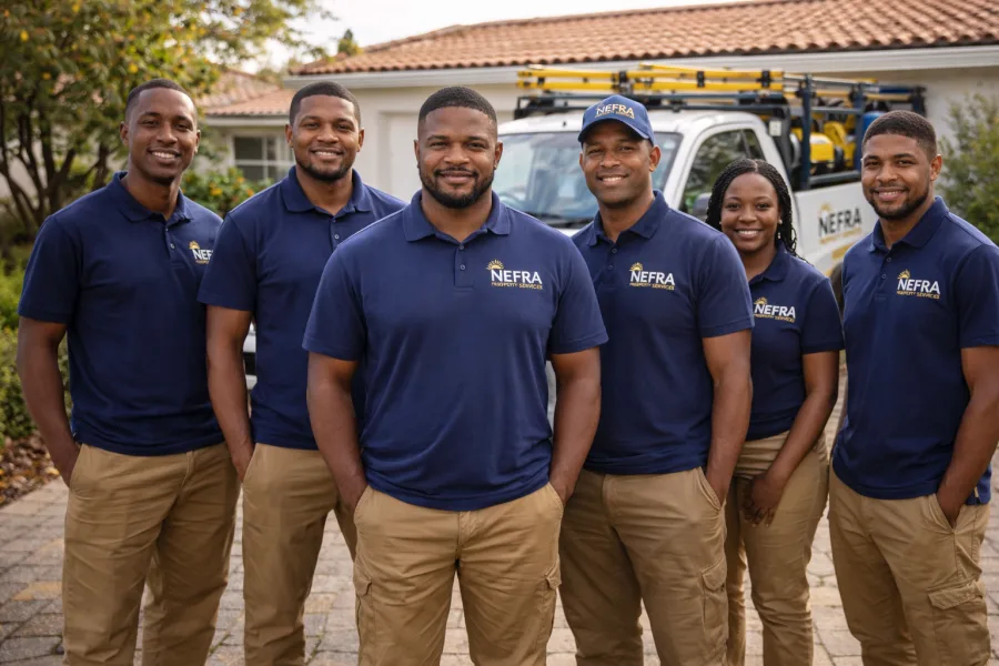 NEFRA property services team at work